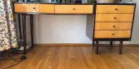 Biurko vintage prl Słubska fabryka mebli — ujęcie 2