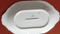 Chodzież porcelana patera Iwona złocona róża mniejsza — ujęcie 2
