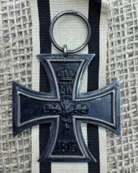 EK krzyż żelazny 1914 2j klasy syg EW dla niewalczących RARE  original ww1 — ujęcie 5