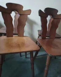 Krzesła dębowe w stylu vintage 4szt. — ujęcie 3