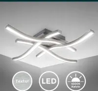 Lampa sufitowa wisząca LED ledowa 20 w 2000 lm 4000 kl — ujęcie 5