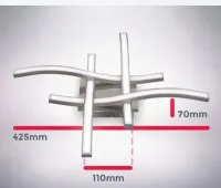Lampa sufitowa wisząca LED ledowa 20 w 2000 lm 4000 kl — ujęcie 4