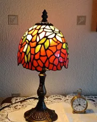 Lampa ,, Tiffany " witrażowa - Vintage — ujęcie 3