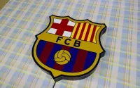 LED Neon FCB, Podświetlane Logo FC BARCELONA, Herb, Baner 3D, Kaseton — ujęcie 4
