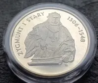 200000 zł półpostać Zygmunt Stary i Kazimierz Jagiellończyk — ujęcie 4