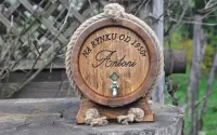 Antałek  Beczka Dębowa  3L 5L 10L 15L 20L 100% Szczelne na whisky wino — ujęcie 2