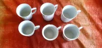 Chodzież made in Poland zestaw komplet 6 zabytkowych kubków lata 70 80 — ujęcie 3