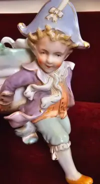 Duża porcelanowa figuralna żardiniera - SPRZEDAŻ OD 9 GRUDNIA — ujęcie 2
