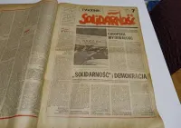 Gazeta Solidarność oprawione numery od 1 do 37 — ujęcie 5
