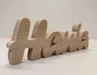 Imię dziecka Napis z drewna 30cm litera 3D Do Postawienia Grubość 2cm — ujęcie 5