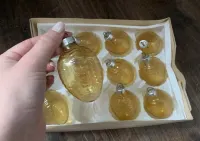 Bombki ozdoby choinkowe PRL GDR vintage cytryny — ujęcie 2