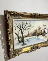 Obraz 1957r olejny na płótnie — ujęcie 5