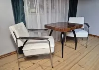 2 fotele w stylu Bauhaus po renowacji! Unikat! PRL RETRO ART DECO — ujęcie 3