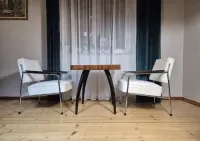 2 fotele w stylu Bauhaus po renowacji! Unikat! PRL RETRO ART DECO — ujęcie 4