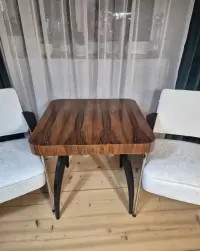 2 fotele w stylu Bauhaus po renowacji! Unikat! PRL RETRO ART DECO — ujęcie 5