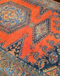 Geometryczny perski dywan Wiss z Iranu - Rękodzieło - 250 x 365 cm — ujęcie 4