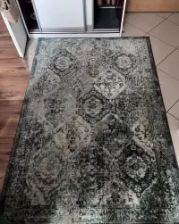 IKEA VONSBAK dywan zielony 133×195 cm — ujęcie 4