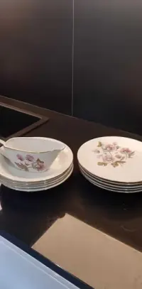 Porcelona Chodzież - talerze i sosjerka PRL — ujęcie 4