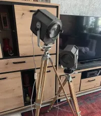 Lampa podlogowa loft vintage industrial prl — ujęcie 3