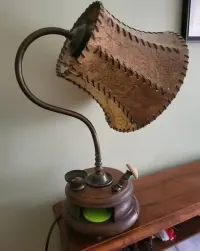 lampa stołowa biurkowa retro — ujęcie 2