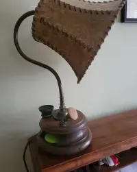 lampa stołowa biurkowa retro — ujęcie 3
