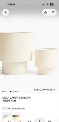 Lampa stolowa duza HM 2szt — ujęcie 5