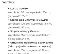 Obserwuj Meble łazienkowe – zestaw „Orzech Warmia” | gotowe do montażu — ujęcie 5