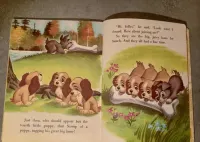 SCAMP by WALT DISNEY Prod. Wyd. 1957r Publ. by Golden Press UNIKAT PRL — ujęcie 4