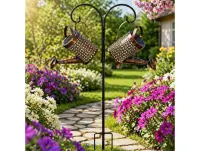 ZESTAW - 2x Lampa Solarna Ogrodowa Konewka LED Dekoracyjna do Ogrodu na Taras — ujęcie 2