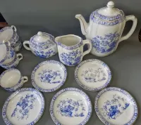 Serwis kawowy Giesche lata 20-te XX w. China Blau — ujęcie 3