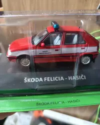 Skoda Felicja strażacy 1:43 deagostini — ujęcie 2