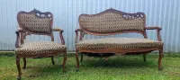 Sofa i fotel, włoski komplet — ujęcie 2