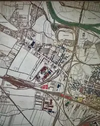 Stara mapa Wrocław Breslau 1910 r — ujęcie 3