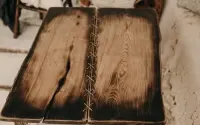 Stolik kawowy handmade vintage rustic loft — ujęcie 2