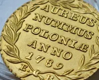 Złoty dukat Poniatowski 1789r. Fals? — ujęcie 2