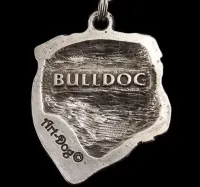 Buldog angielski naszyjnik posrebrzany Art-Dog — ujęcie 4
