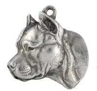 Amerykański Staffordshire terrier naszyjnik posrebrzany Art-Dog — ujęcie 5