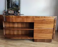 ART DECO /  piękne, projektowane biurko, znakomita,forma, po renowacji — ujęcie 3