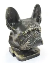 Buldog francuski duża głowa z żywicy Art-Dog — ujęcie 3