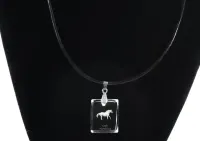 Czeski koń gorącokrwisty wisiorek kryształowy  z koniem Art-Dog — ujęcie 3