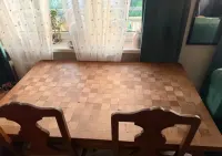 Dębowy stół antyczny , rozkładany — ujęcie 2