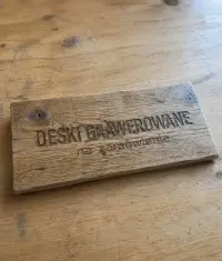 Deska z grawerem na Dzień Ojca prezent dla taty stare drewno — ujęcie 2