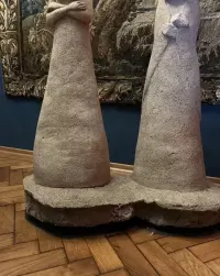Duza polska Rzeźba ceramiczna  , ogrodowa lata 70 — ujęcie 3