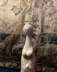 Duza polska Rzeźba ceramiczna  , ogrodowa lata 70 — ujęcie 4