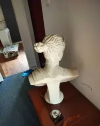 Duże popiersie bogini Diana z kolumną 132cm postument rzeźba antyk retro — ujęcie 5