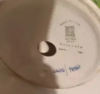 Fajans Włocławek świecznik,zegar,wazonitd. — ujęcie 3
