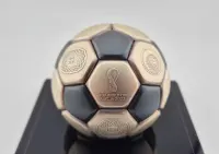 FIFA World Cup Qatar 2022 3 oz Ag999 Moneta Piłka COA + Etui | Nakład 2022 — ujęcie 4