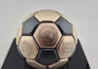 FIFA World Cup Qatar 2022 3 oz Ag999 Moneta Piłka COA + Etui | Nakład 2022 — ujęcie 5