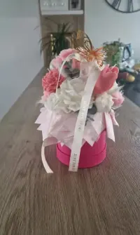 Flower box kwiaty z wosku na każdą okazję. — ujęcie 5