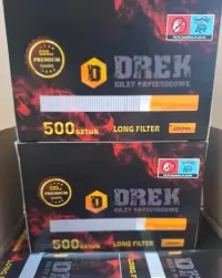 Gilza papierosowa DREK Long 20 mm 500 sztuk-7,00zł — ujęcie 2